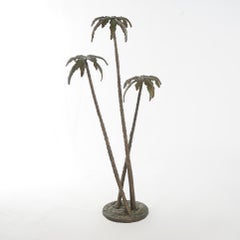 Antique Polychromed Bronzed Metal Bergmann or Bach School Cold Painted Palms