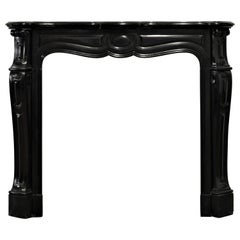 Antique Pompadour Style Fireplace Mantel