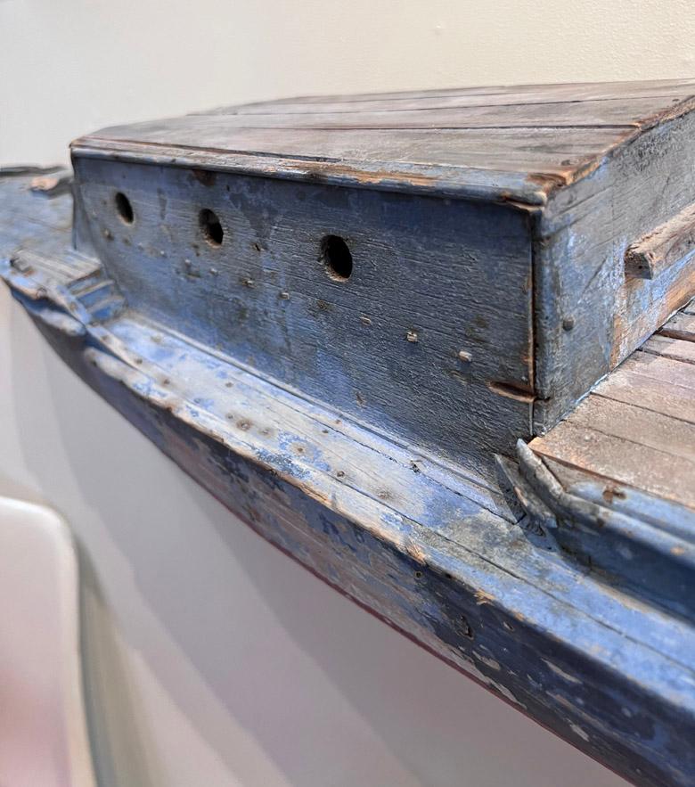 Antikes Teichboot (Holz) im Angebot