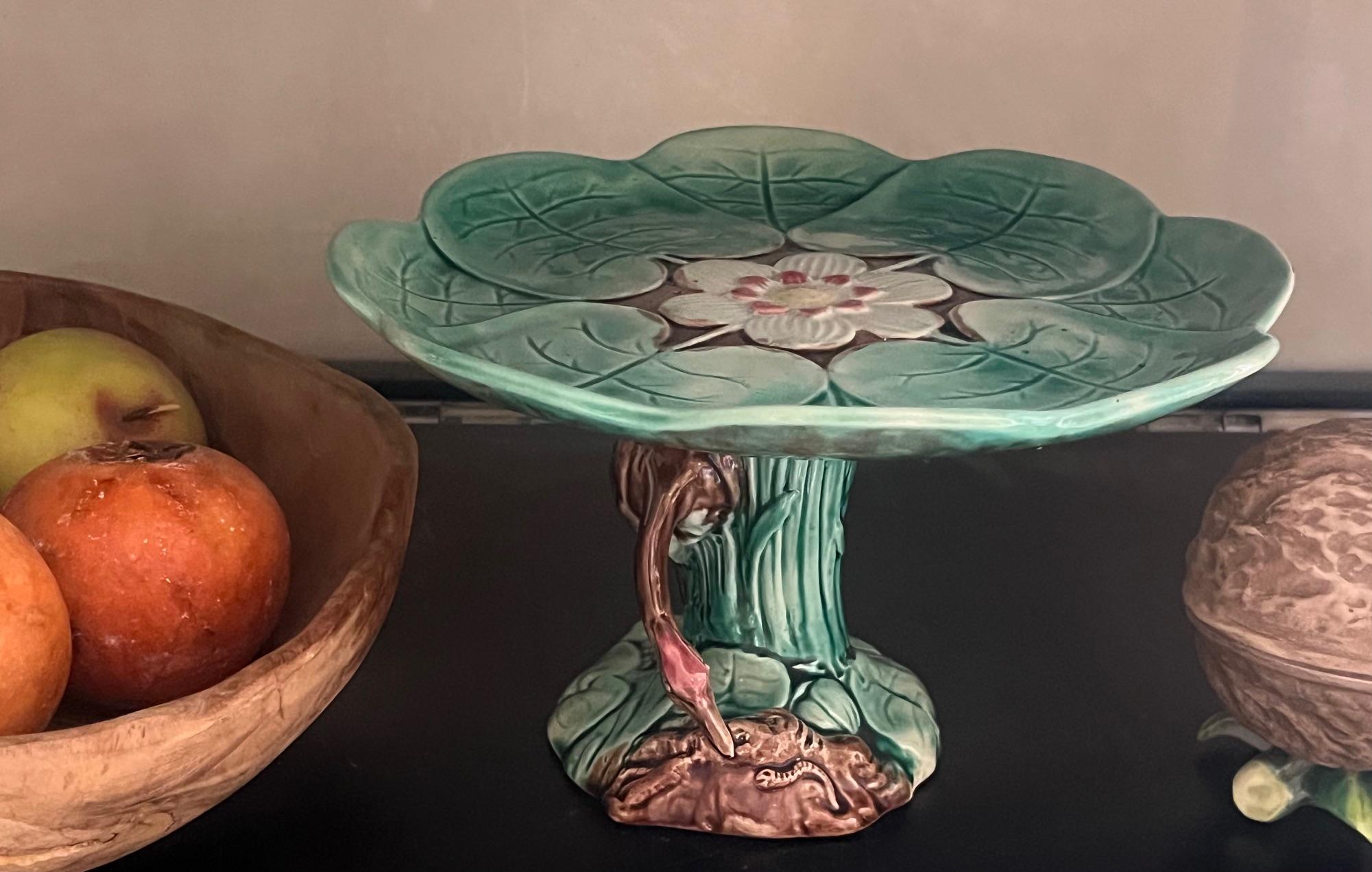 Antike Teichlilie, Heron Centerpiece Stand, um 1880 (Viktorianisch) im Angebot