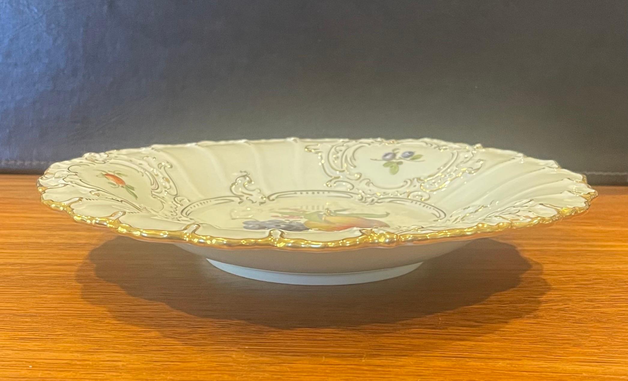 20th Century Antique Porcelain Cabinet Bowl by Meissen For Sale