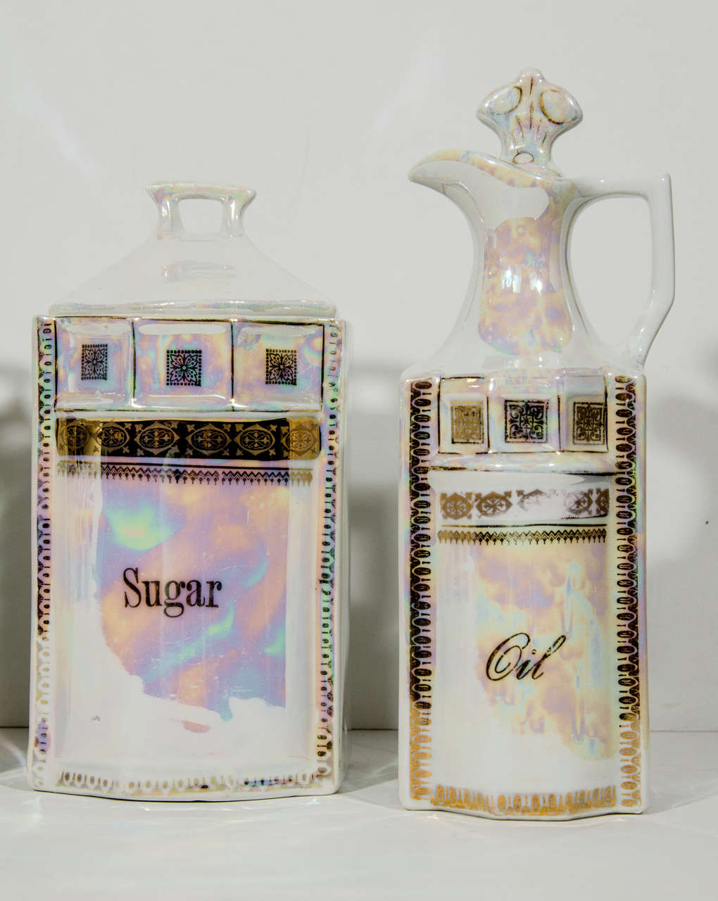 iridescent canister set