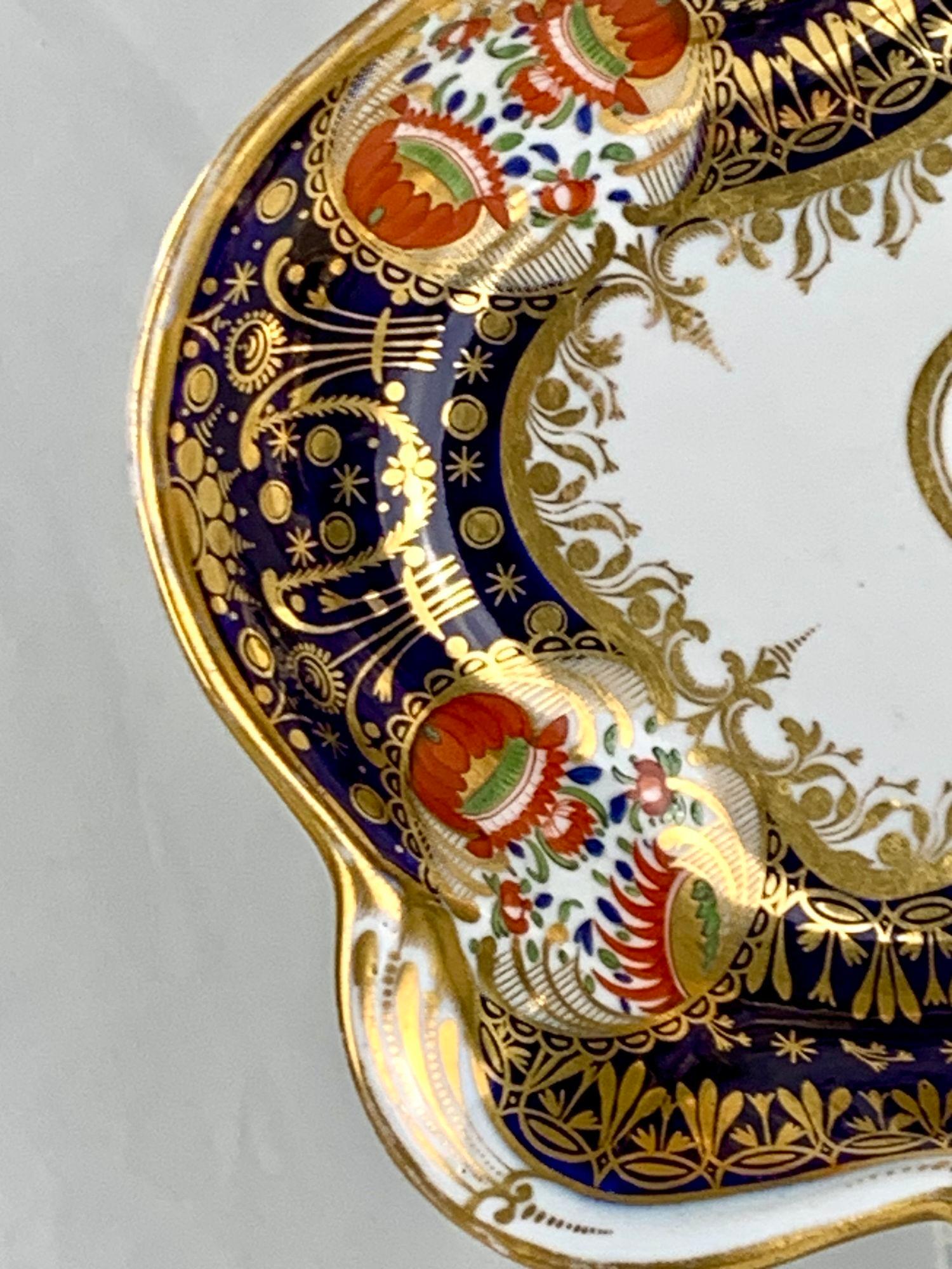 Mario Buatta Cabinet Set Five Imari Pattern Hand Painted Worcester Dishes C-1810 4