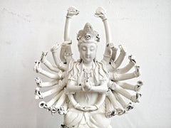 Antique Porcelain Figurine of Guanyin, China 19th Century