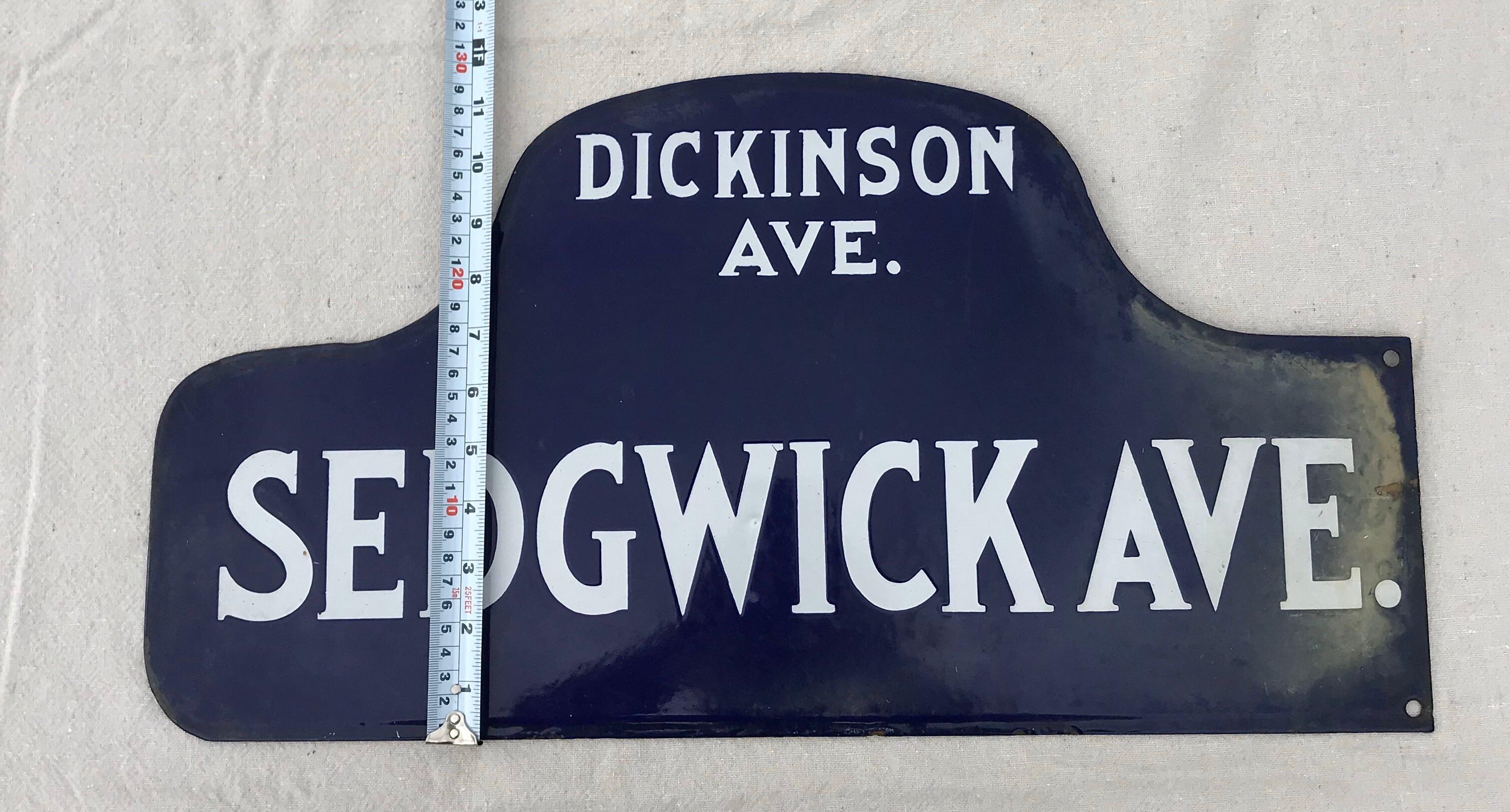 antique street signs