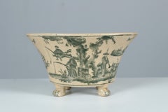 Antique Porcelain Jardinière, Bowl, G&C Interiors Denmark, circa 1900, Asian Art