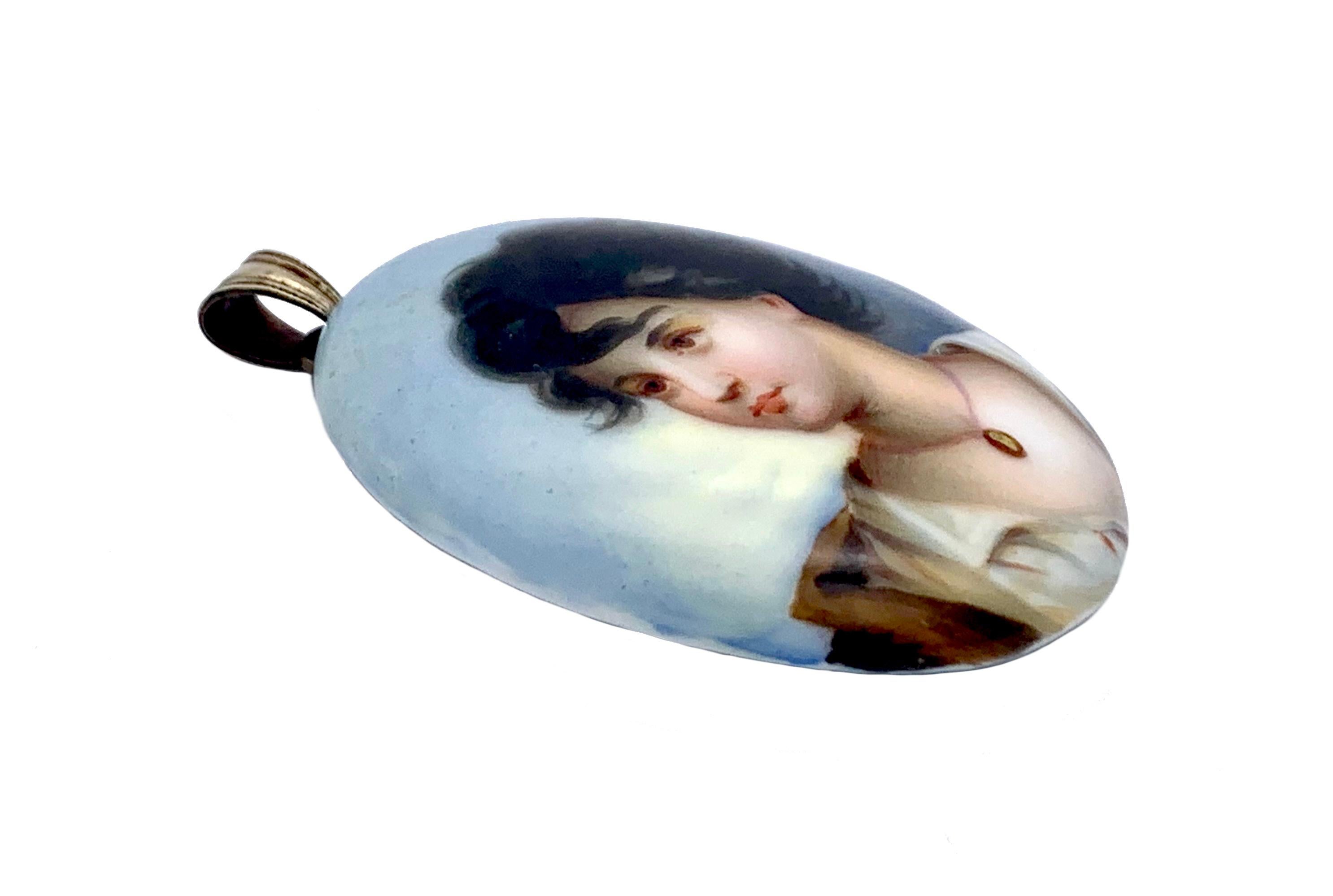 young girl with locket