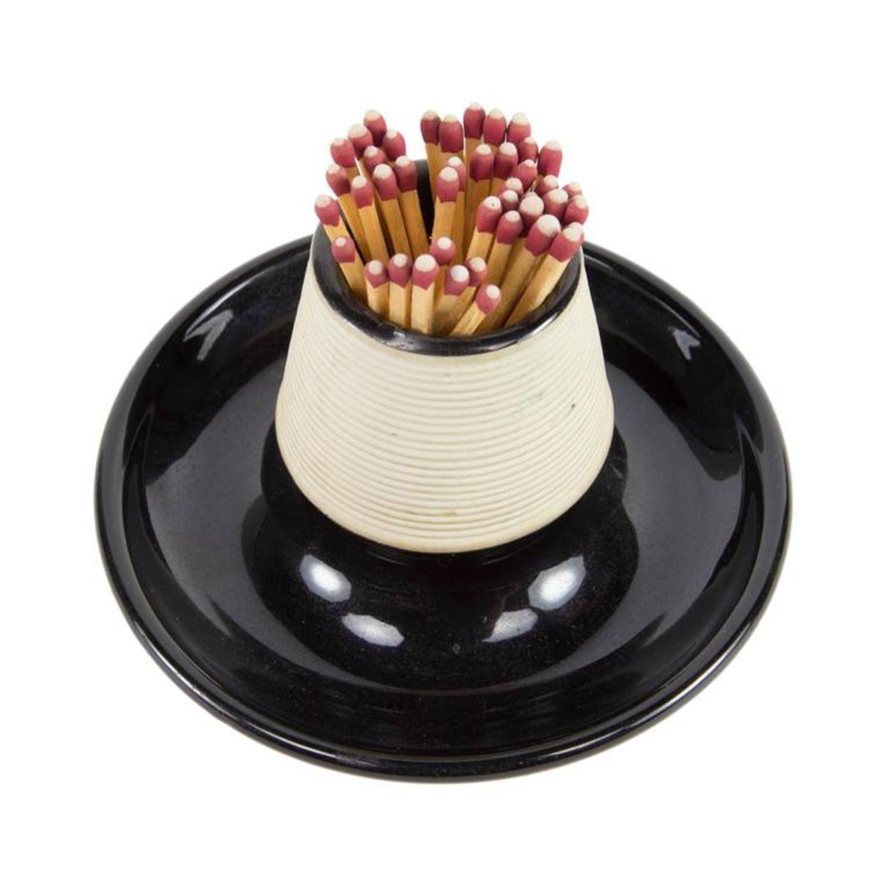 antique porcelain match holders