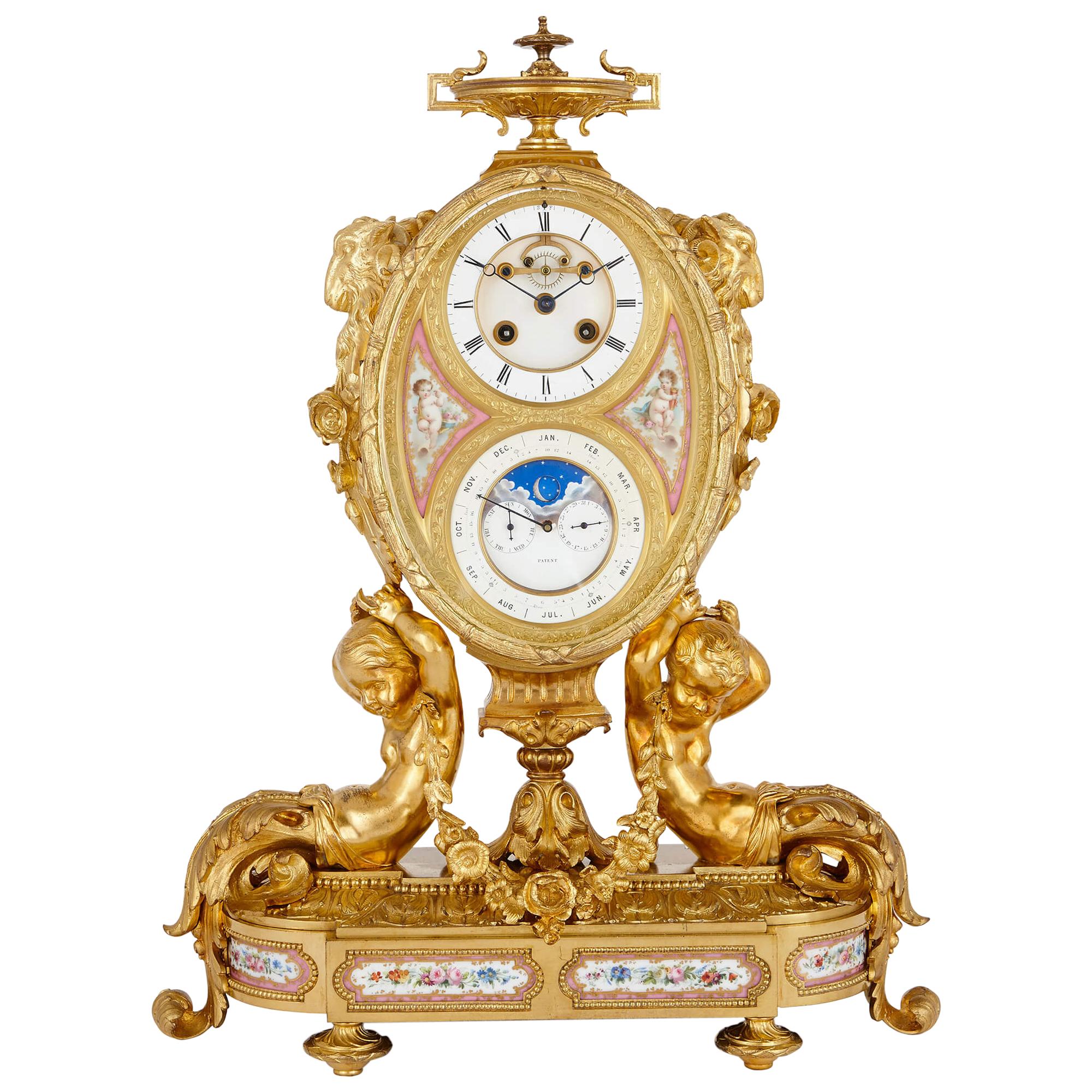 Important Perpetual Calendar Clock by Muirhead at 1stDibs