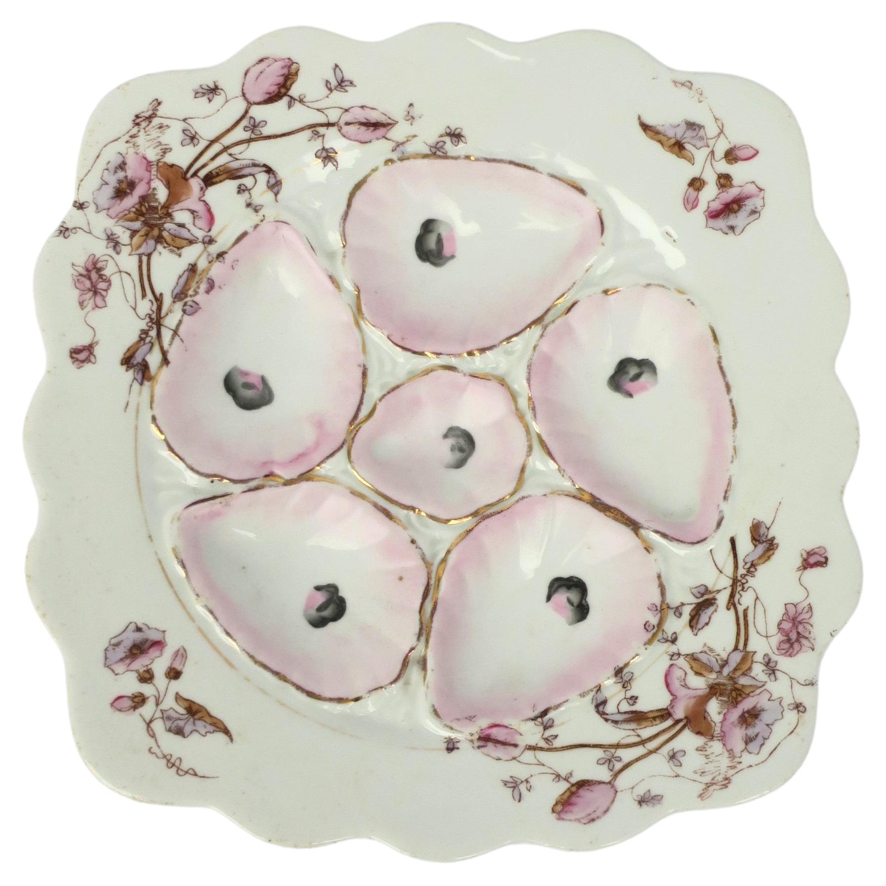 Porcelain Oyster Plate Austria 