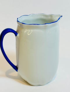 Antique Porcelain Pitcher Victoria China from Czechoslovakia
