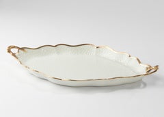 Antique Porcelain Serving Tray - Limoges - France