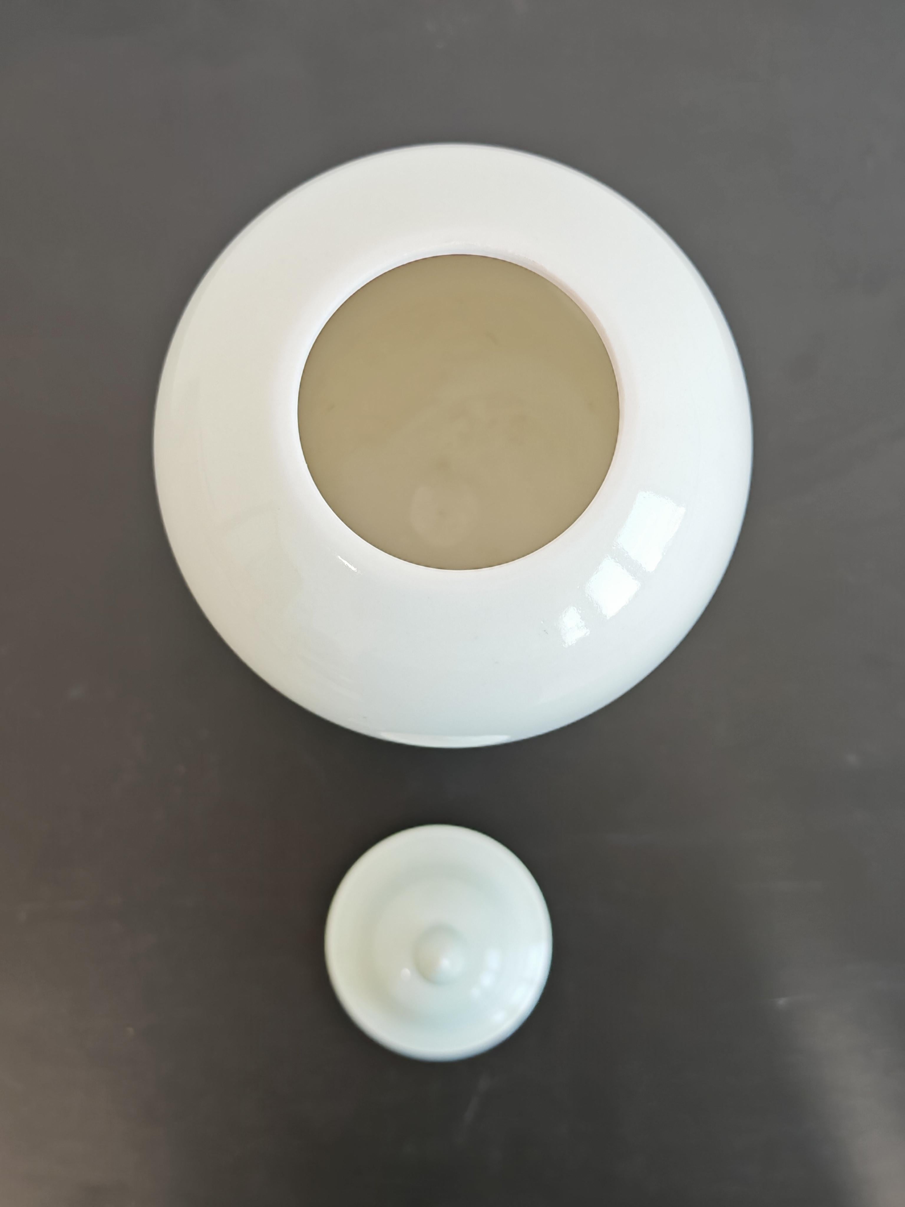 Antique Porcelain Urn in pale green glaze, by Sevres, France 19th Century For Sale 1