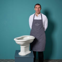 Antique Porcher French Ceramic Bidet