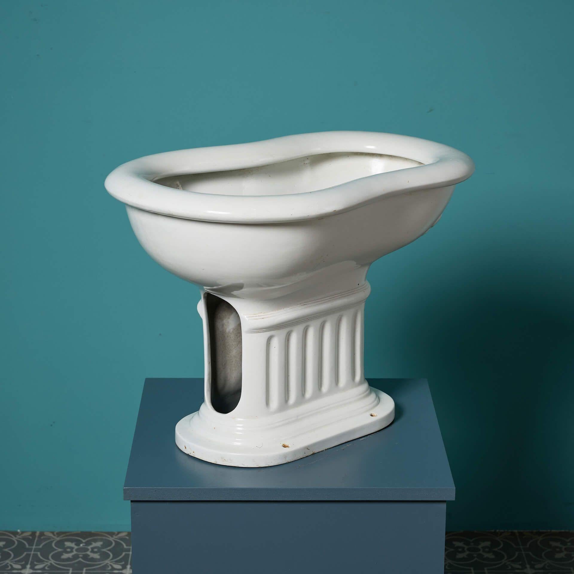Antique Porcher French Ceramic Bidet For Sale 1