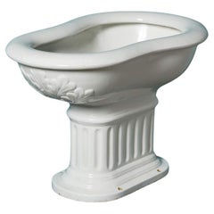 Antique French Bidet in ceramica
