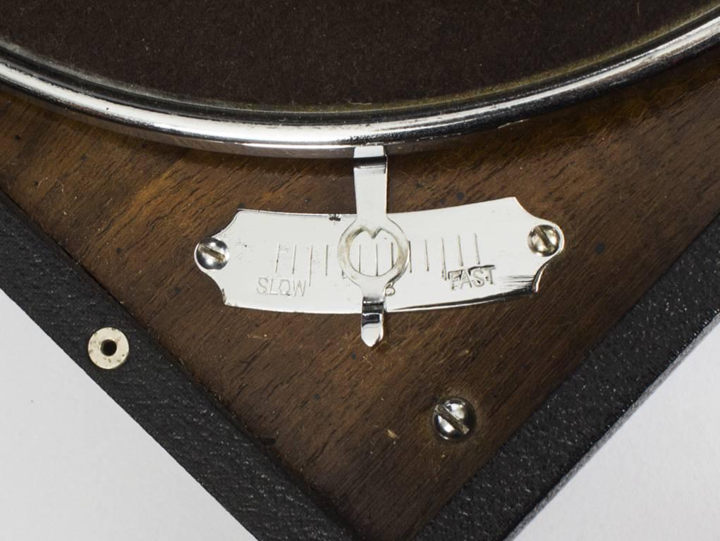Mid-20th Century Antique Portable HMV Gramophone, Mod 102 and Disc Carrier, 1934