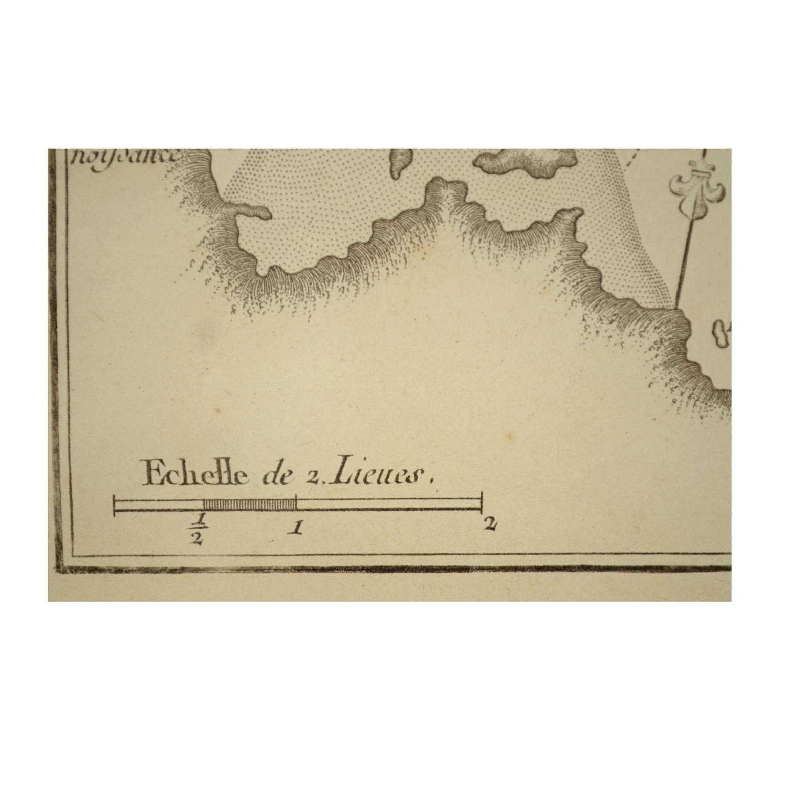 Französisches antikes nautisches Portolano des Golfe De St. Drely von Antoine Roux aus dem Jahr 1844 (Mittleres 19. Jahrhundert) im Angebot