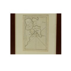 Antikes nautisches Portolano von Isle De Poro von Antoine Roux, Frankreich, 1844