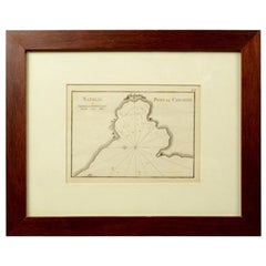Antique portolano of Port De Chichimé Natolie by Antoine Roux France, 1844