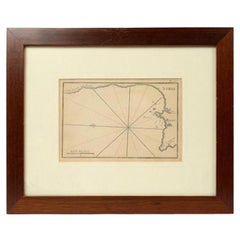 Antique Portolano of Syrie by Antoine Roux, France, 1844