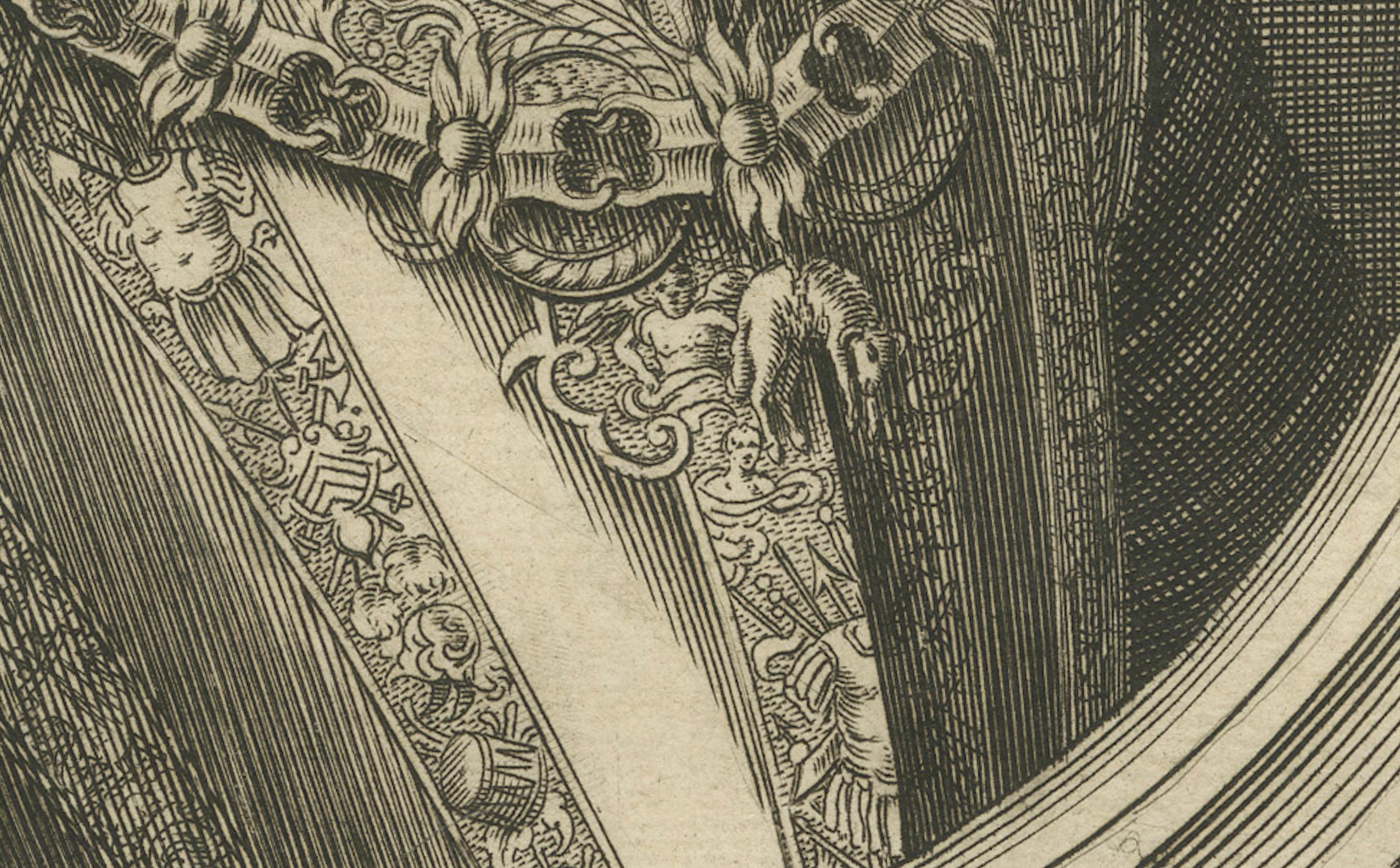 Portrait ancien Alexander Antiques - Gouverneur des Pays-Bas espagnols, c. 1750 Bon état - En vente à Langweer, NL
