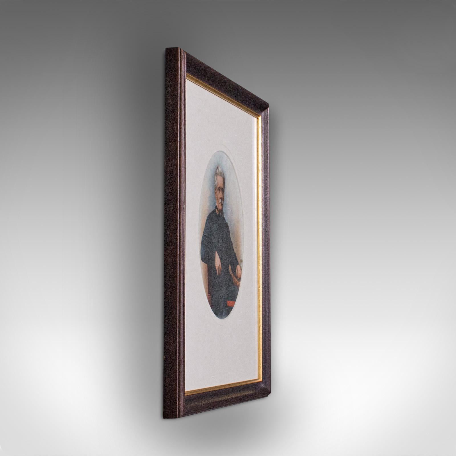Britannico Ritratto antico, Inglese, Quadro in ceramica con cornice, Fotografie, Vittoriano, 1890 in vendita
