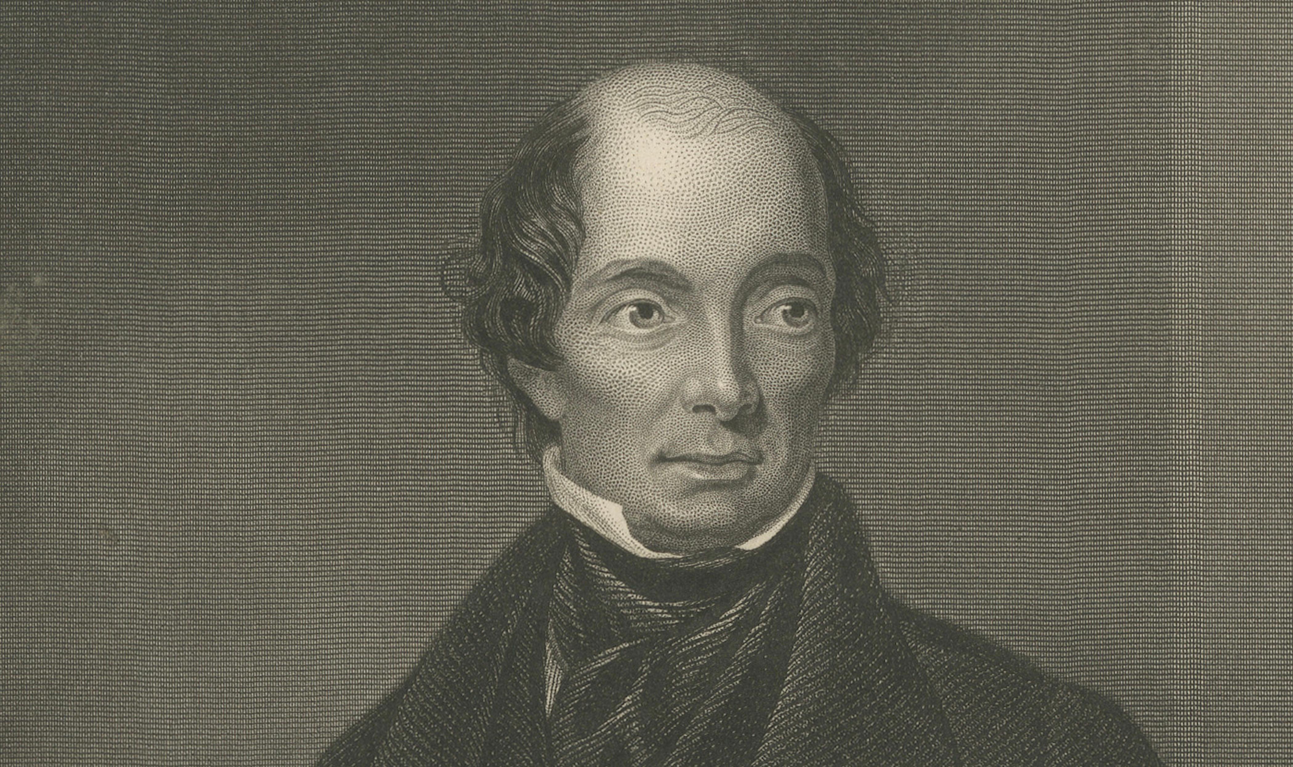 Antique Portrait Lord John Russell – British Prime Minister Engraving c.1850