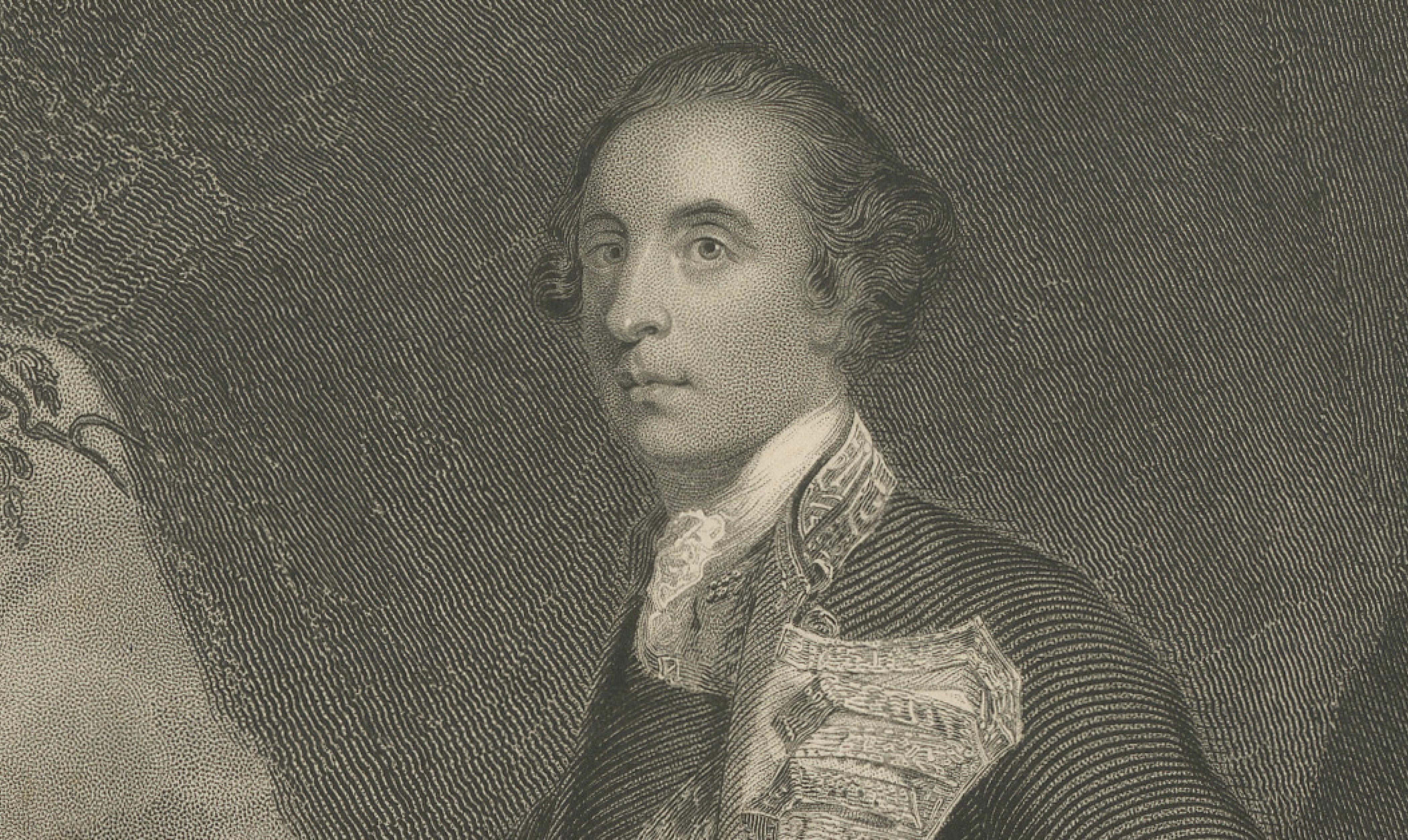 Antique Portrait Lord Rodney – British Naval Hero Engraving c.1850
