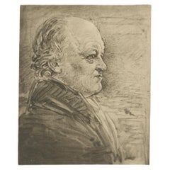 Antikes Porträt eines Mannes, um 1880