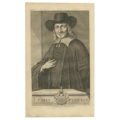 Antique Portrait of Carel Ryniersz by Valentijn, '1726'