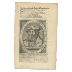 Ritratto antico di Cristiano II di Danimarca di Janszoon, 1615
