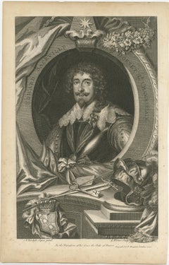 Antique Portrait of Edward Sackville, 4th Earl of Dorset