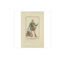 Ritratto antico di Fernando Alvarez di P. Duflos, 1787