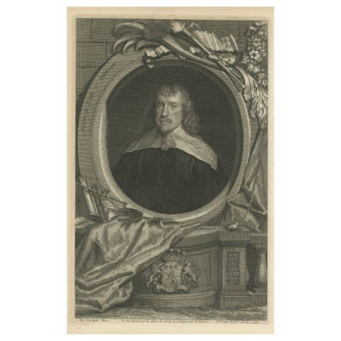 Antique Portrait of Francis Russell, 4th Earl of Bedford