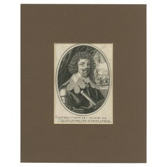 Portrait ancien de Gaspard III de Coligny