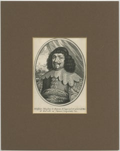 Antique Portrait of General Adrian Von Enckevort