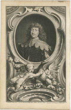 Portrait ancien de George Digby, 2e comte de Bristol