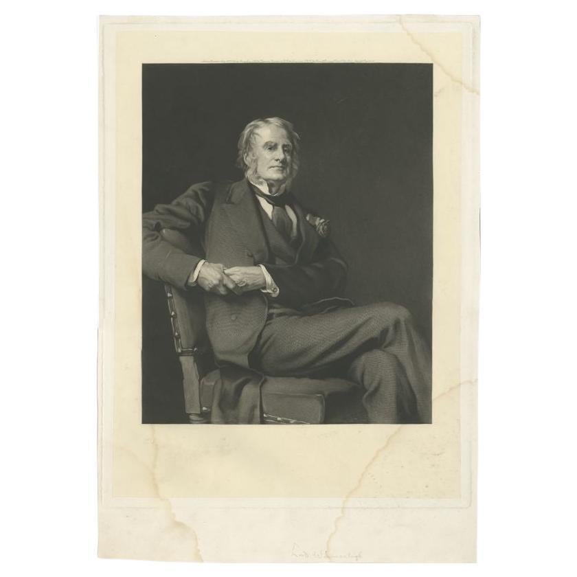 Antique mezzotint of John Wilson-Patten, Baron Winmarleigh. He was a British Conservative politician.

Artists and Engravers: Published by Henry Graves & Co, London.

Condition: Good, stained in corners, slightly affecting image. Printsellers'