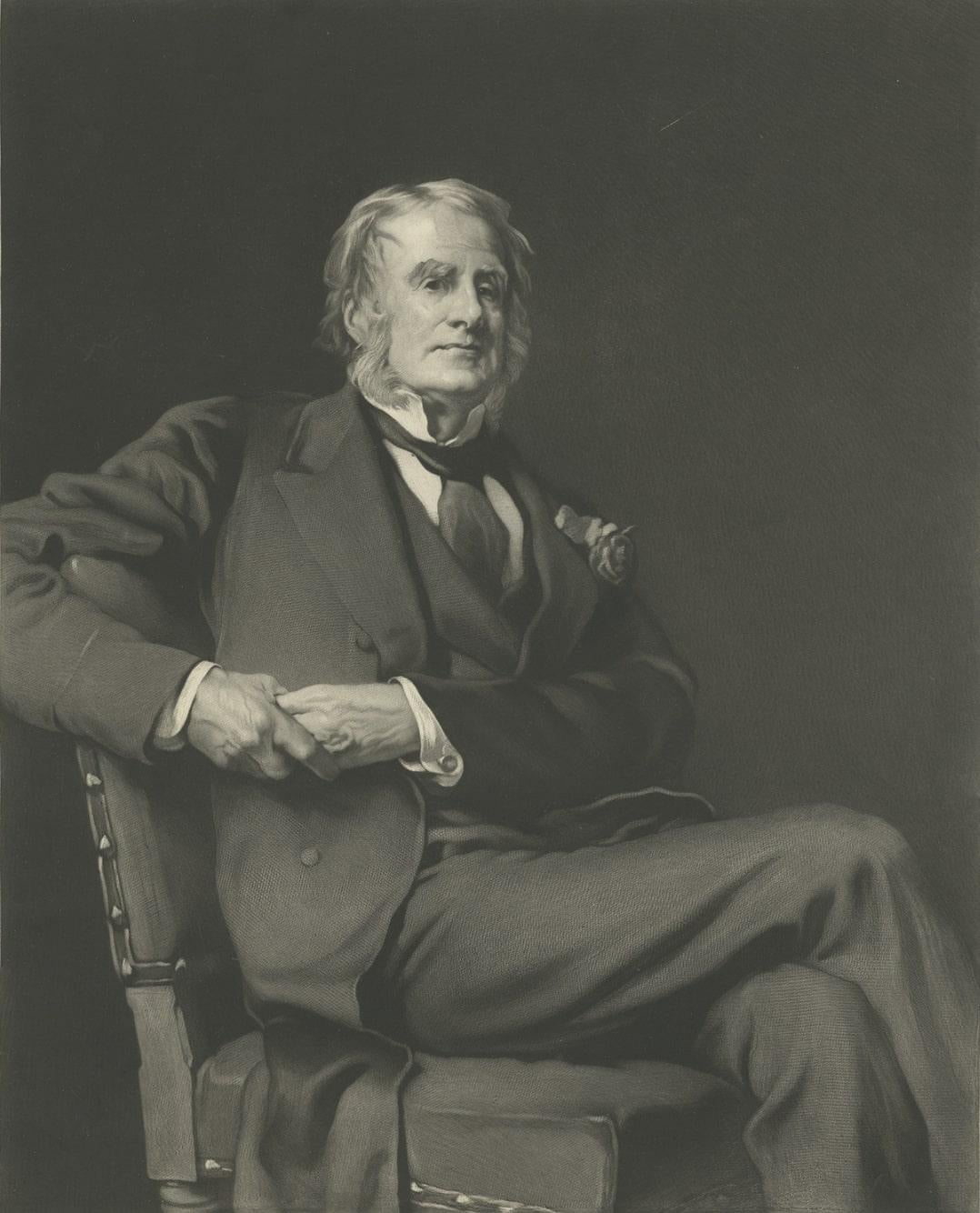 Paper Antique Portrait of John Wilson-Patten by Graves, 1884 For Sale