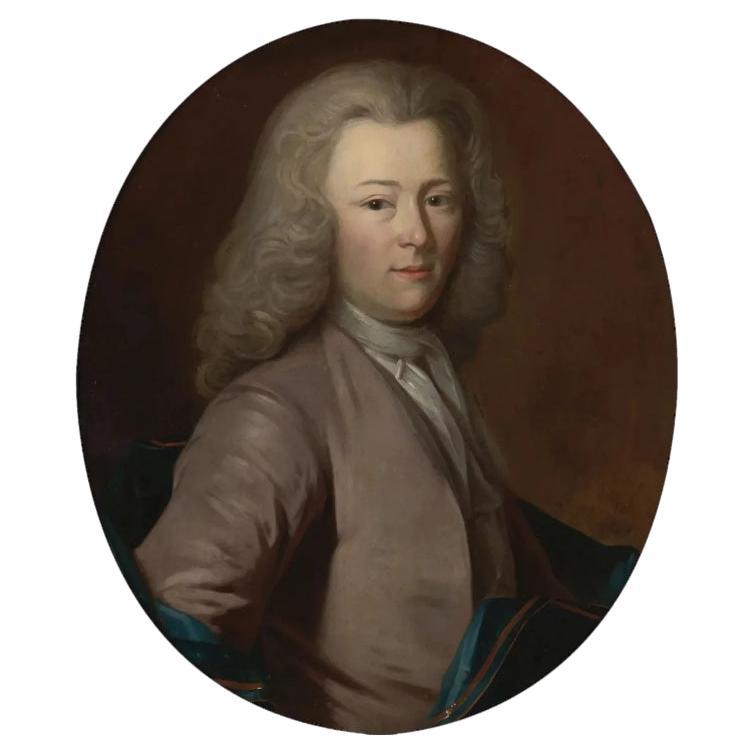 Antique Portrait of Judge William Smith, Gustavus Hesselius