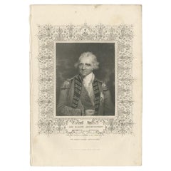 Antique Portrait of Ralph Abercromby by Tallis, c.1855