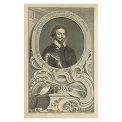 Antikes Porträt von Thomas Wentworth, 1. Earl of Strafford