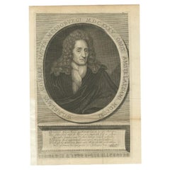 Used Portrait of Willem Goeree, a Dutch Bookseller, Publisher and Author