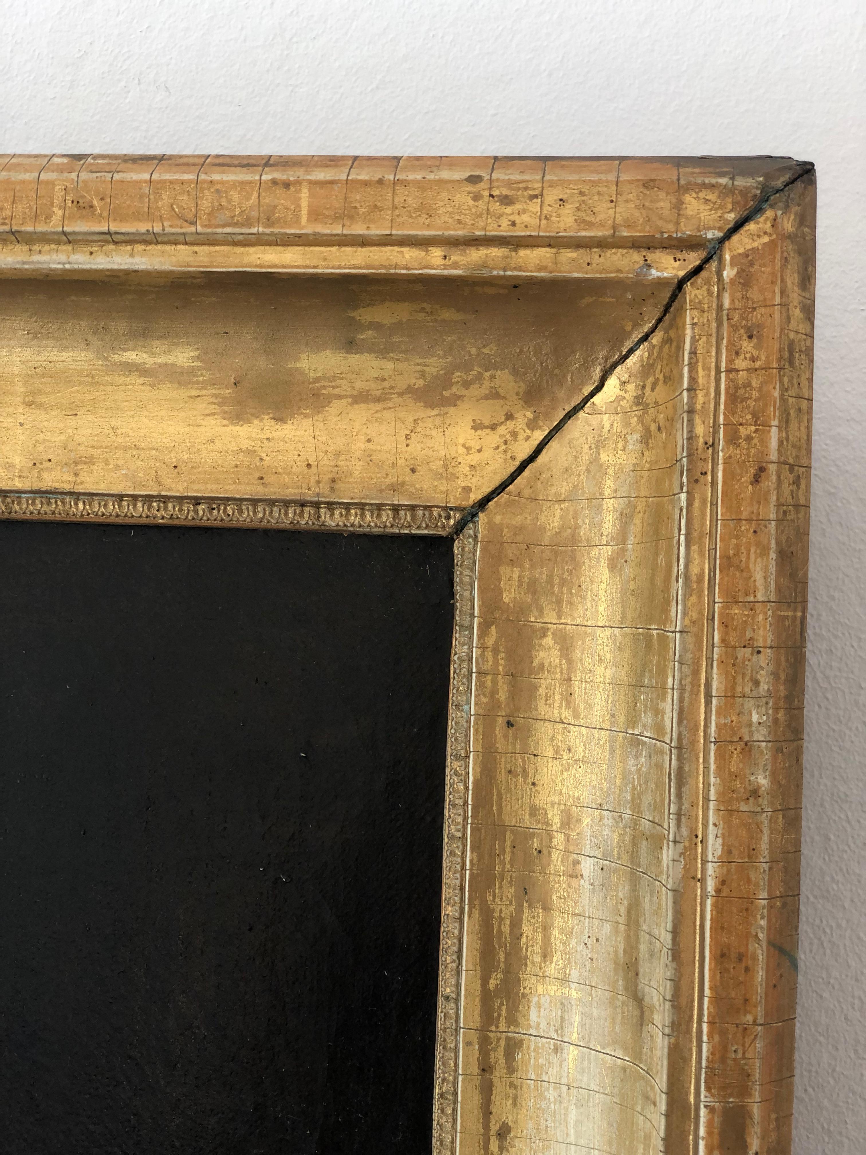 Antique Portrait Painting of a German Gentleman - Original Gilded Frame For Sale 2