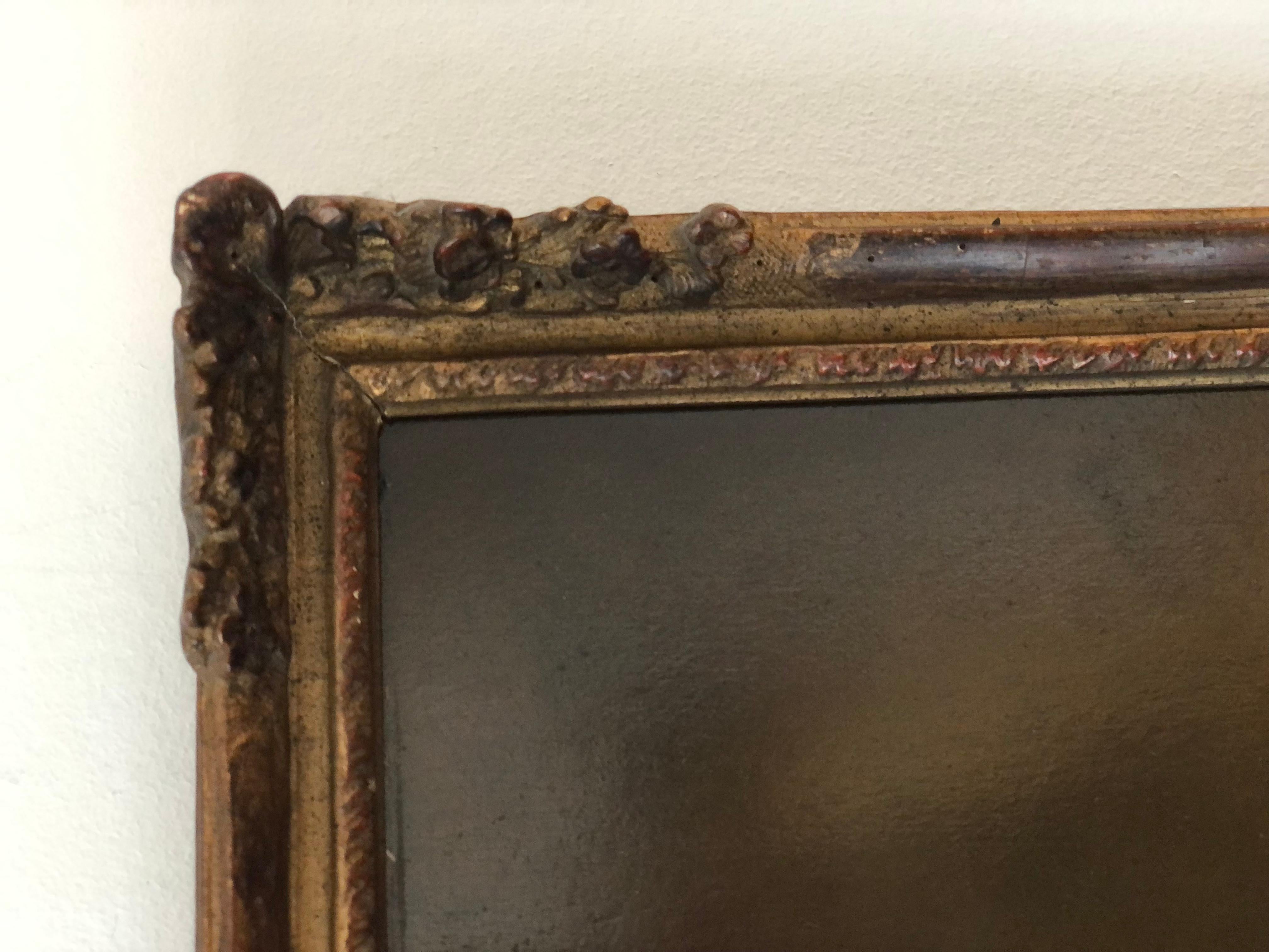 Antique Portrait Painting of Dutch Elite Doctor - Original Gilded Frame For Sale 1