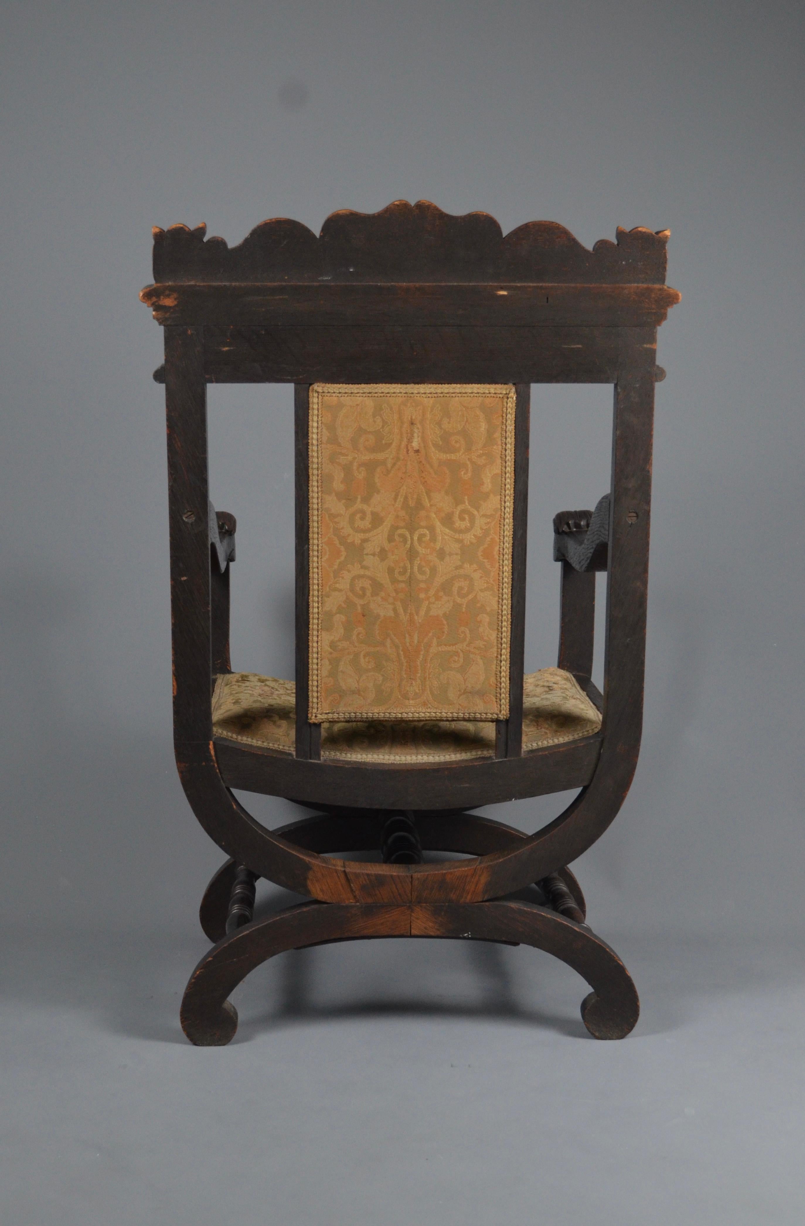 Fauteuil portugais ancien, fin 18e / début 19e siècle en vente 3