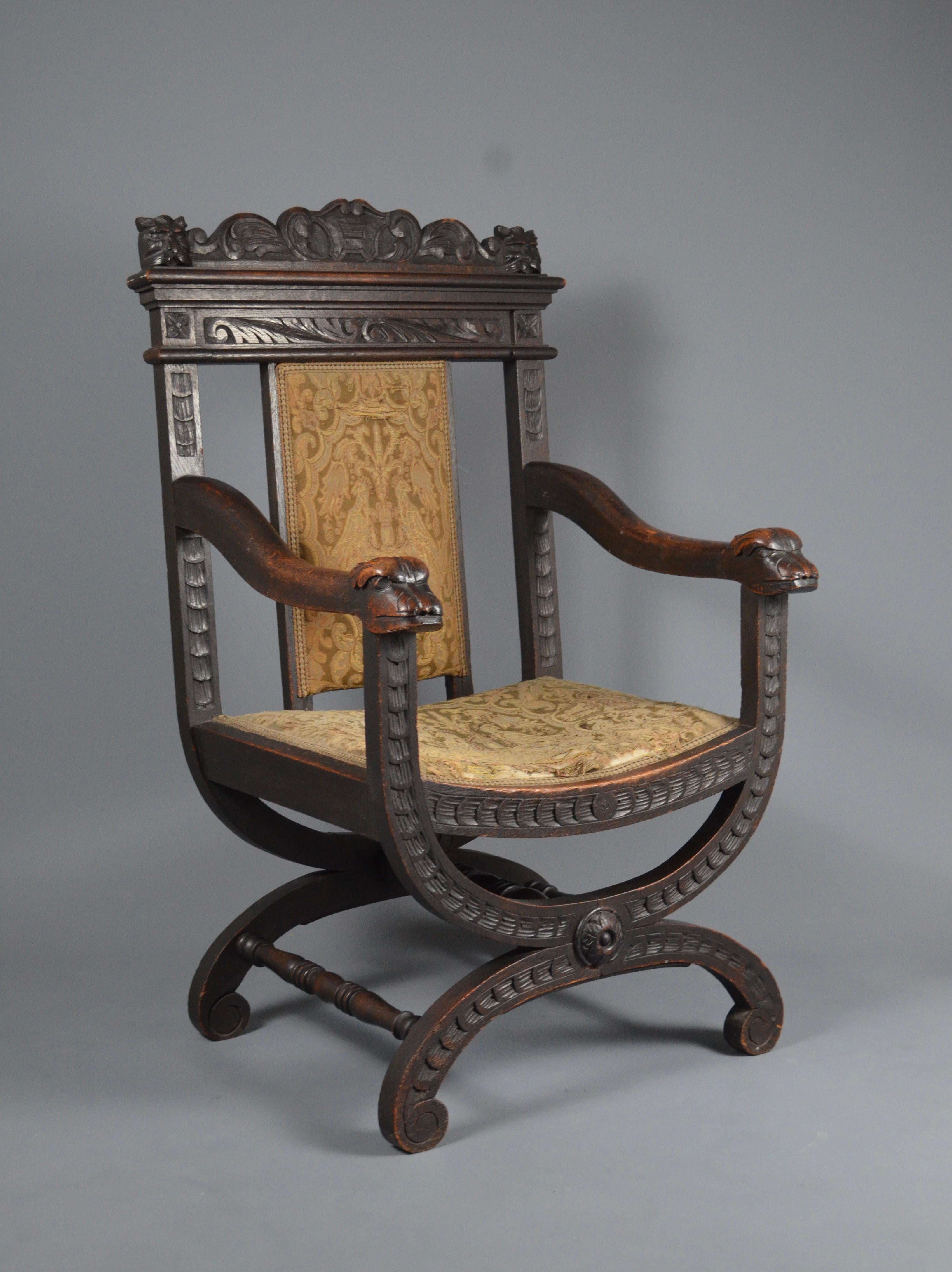Fauteuil portugais ancien, fin 18e / début 19e siècle en vente 5