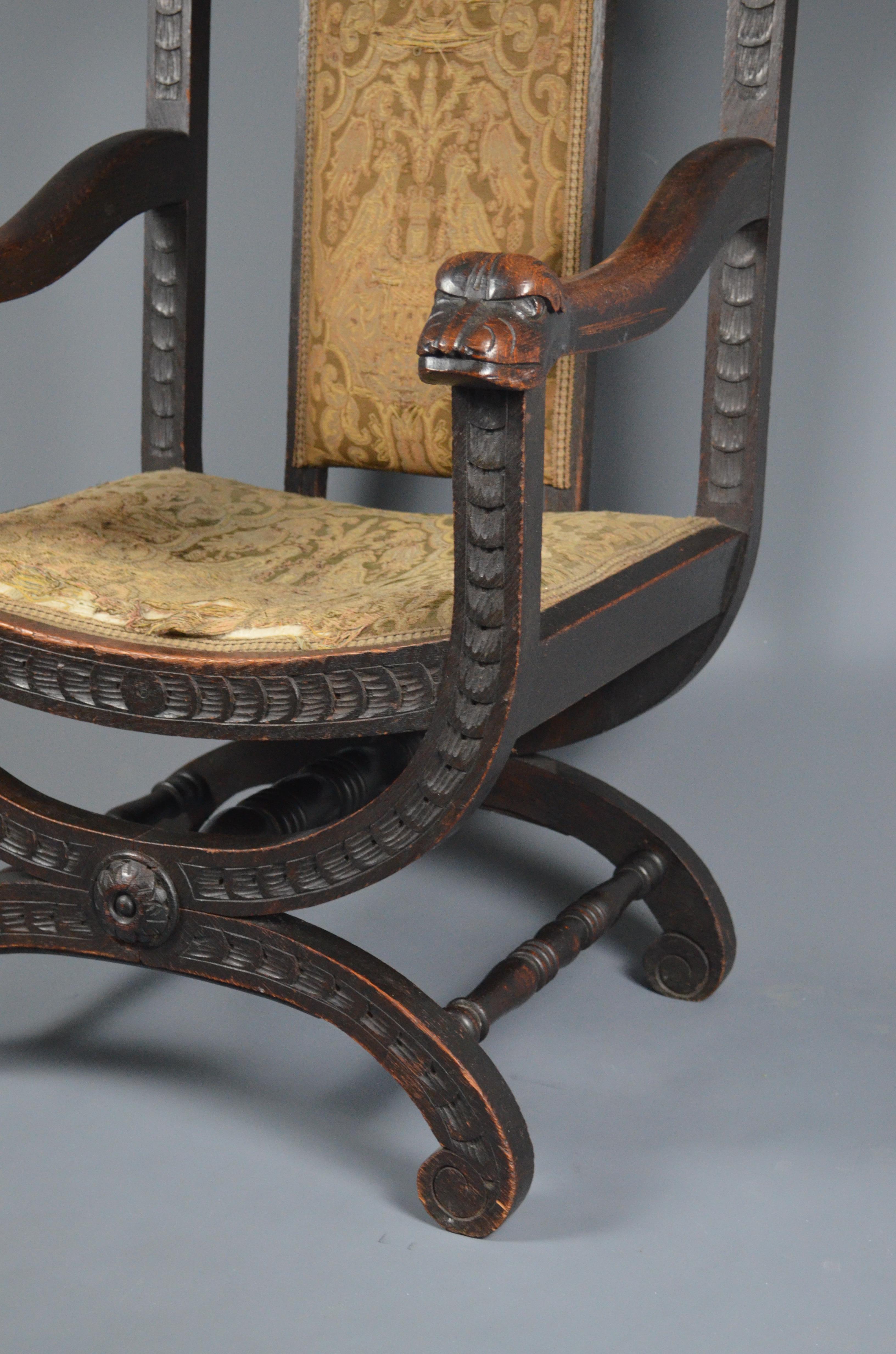 Fauteuil portugais ancien, fin 18e / début 19e siècle en vente 7