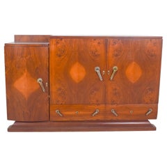 Antique Portuguese Art Deco Sideboard.